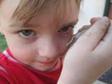 Child and Gecko