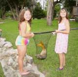 Kids Fishing at Cherokee Village Resort